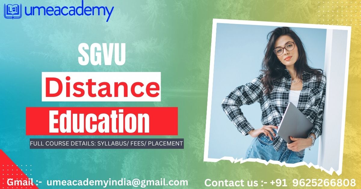 Sgvu Distance Education